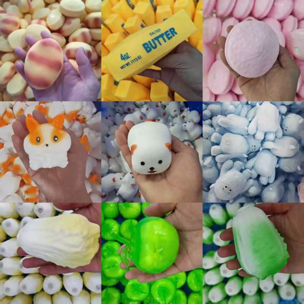 A50 Different styles of squishies